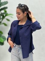 شومیز سیلک فول نگین ترند - Image 3