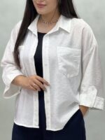شومیز سیلک فول نگین ترند - Image 7